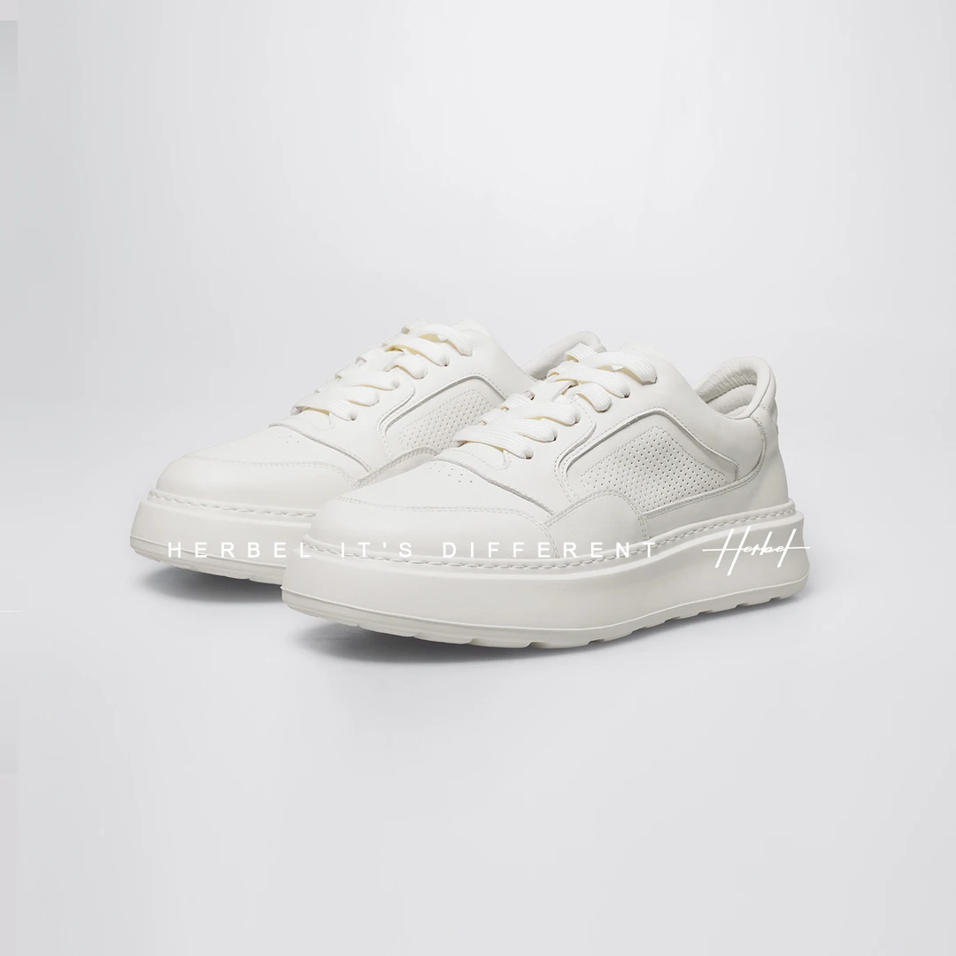 休闲小白鞋牛皮经典百搭时尚夏季潮流型男必备