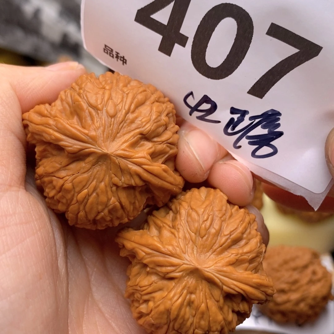 文玩核桃把件407号42全正磨