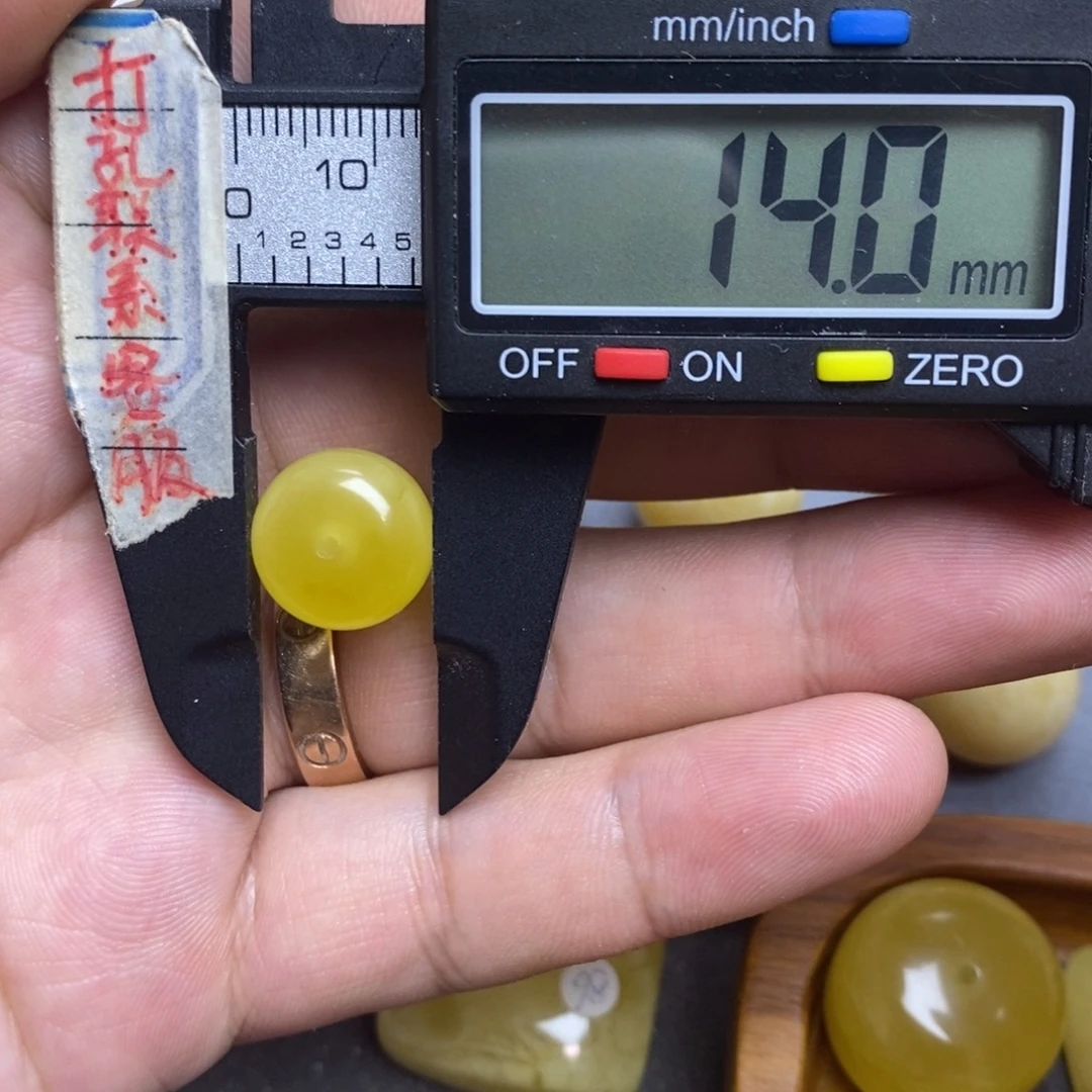 裸石蜜蜡未镶嵌14x9.6墩子
