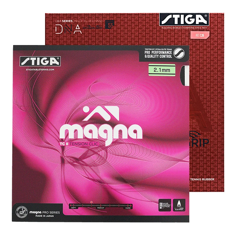 斯帝卡乒乓球拍胶皮套餐DNA赤龙+MAGNA专业反胶套胶套装套餐