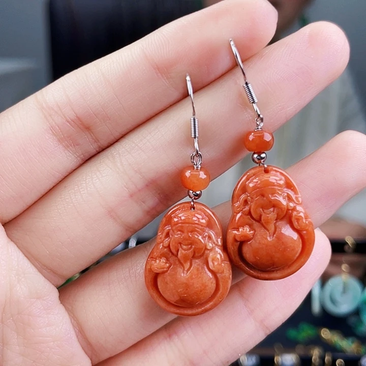 翡翠耳饰未镶嵌饰品