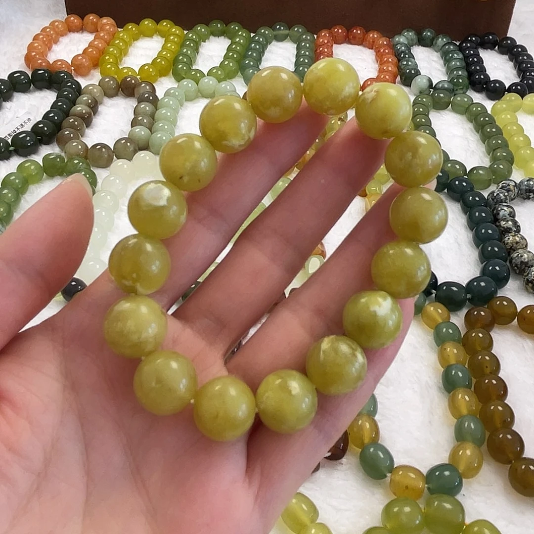 蛇纹石玉未镶嵌手串