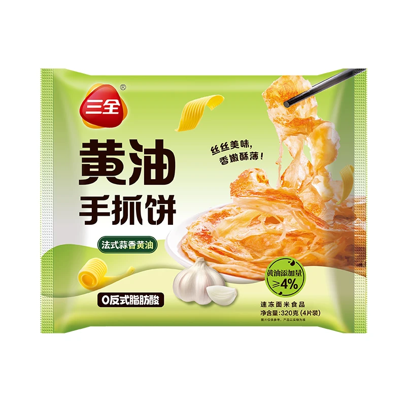 三全黄油手抓饼（法式蒜香）(320g)