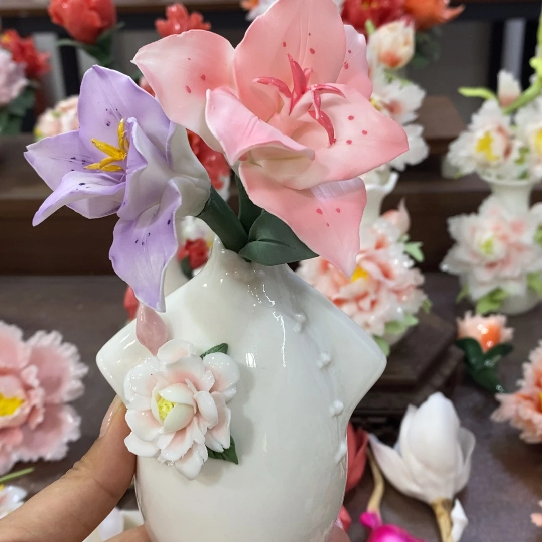 瓷片陶瓷工艺品摆件