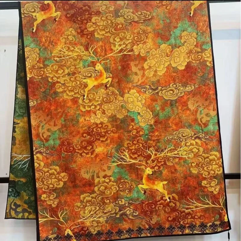 （384）高档丝巾围巾女士披肩180*70新款素雅百搭防晒优雅气质