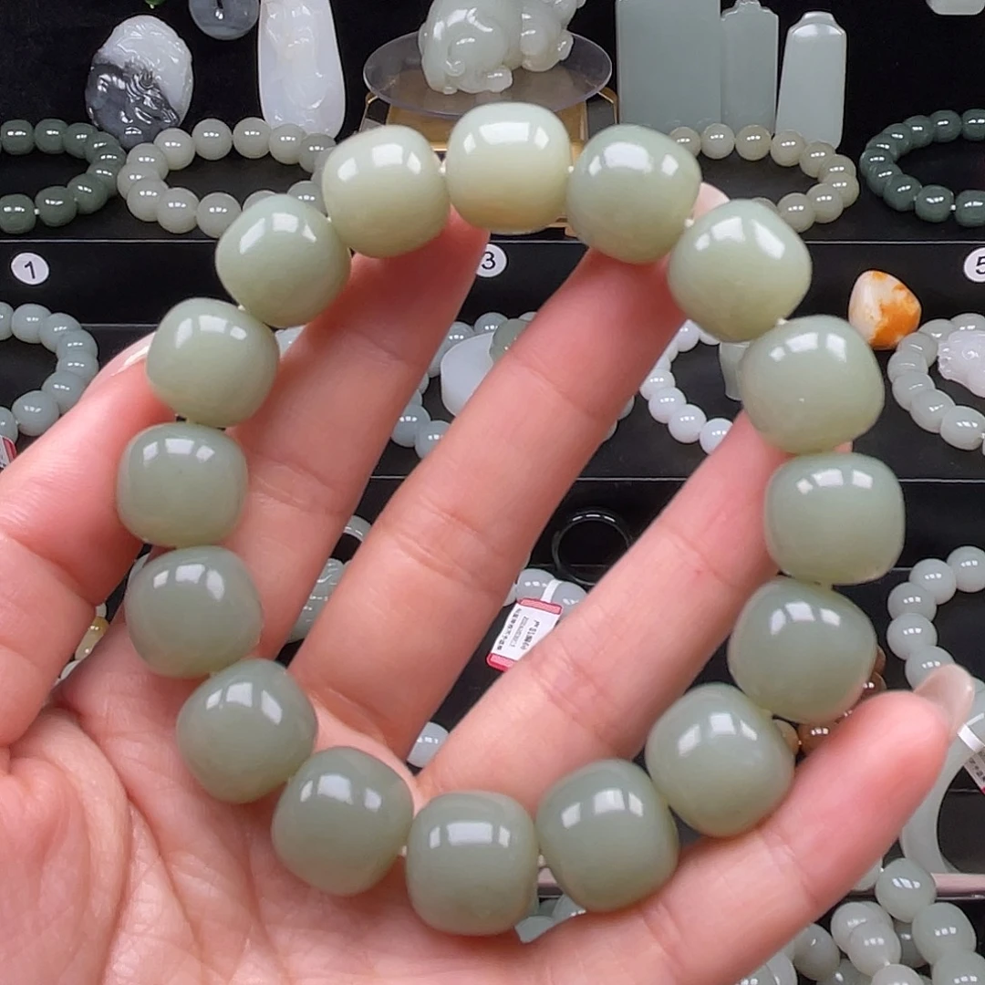 和田玉手串未镶嵌