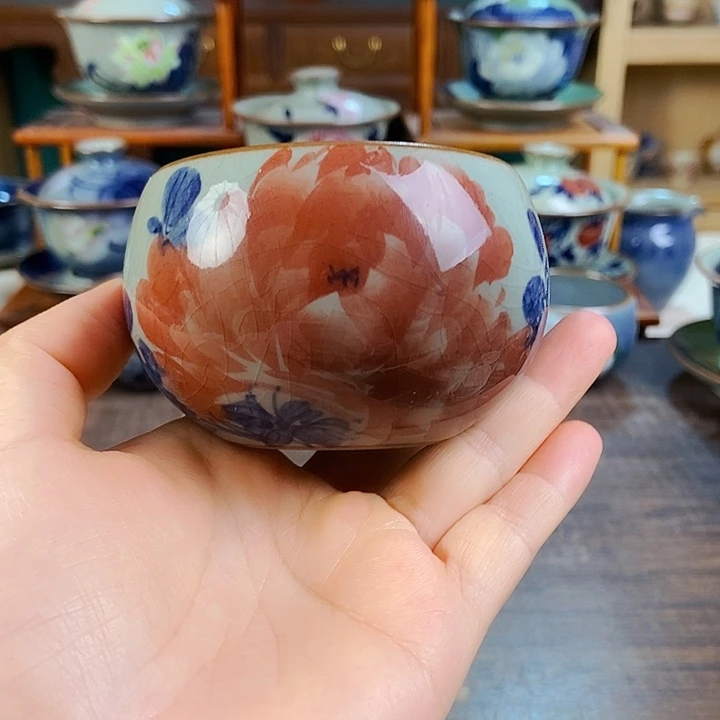 开***心瓷片手工制作工艺精湛等