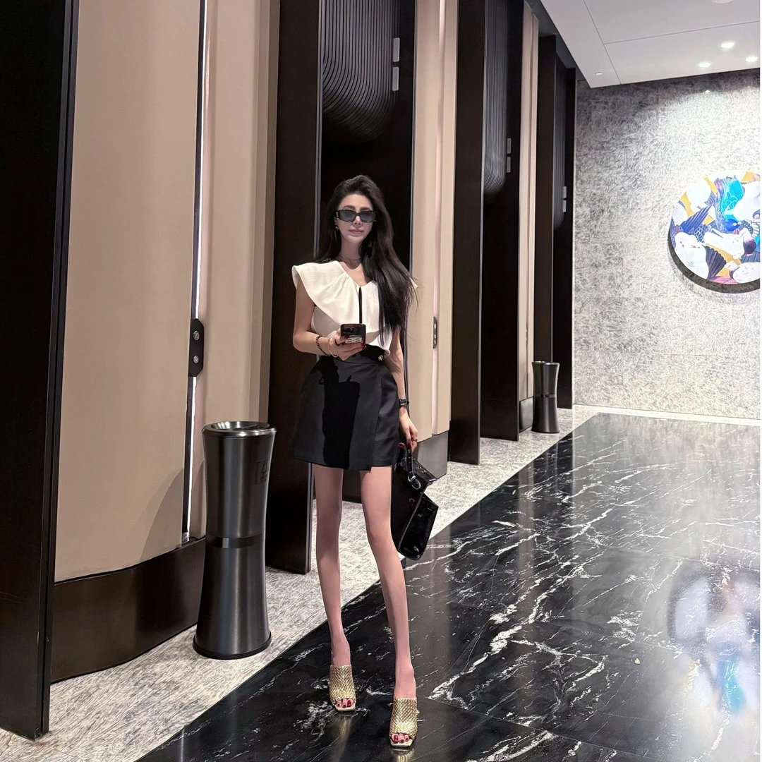 WANWAN原创【悉尼假日】连体裤时尚休闲设计感夏季气质JJX5LTK2656