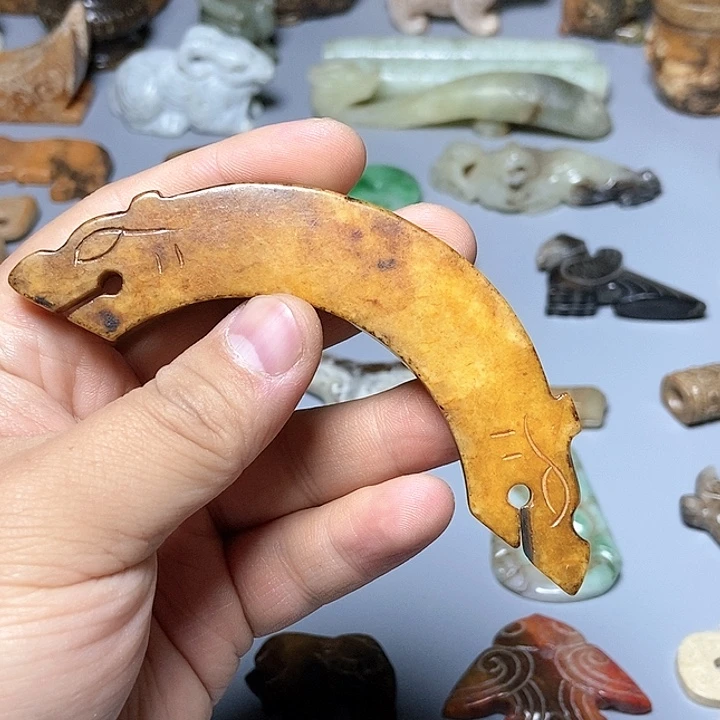 和田玉未镶嵌颈饰133