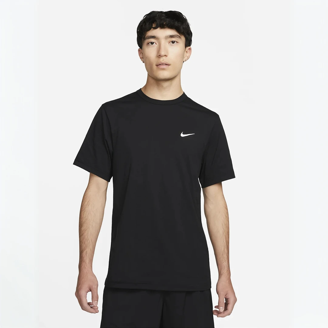 Nike耐克男子DRI-FIT HYVERSE SS黑色速干防晒短袖T恤DV9840-010