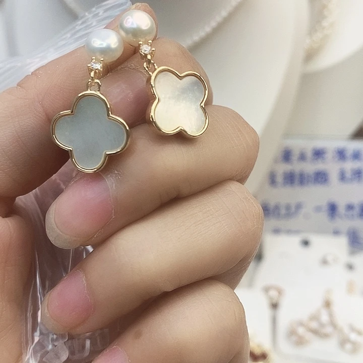 钛钢淡水珍珠颈饰