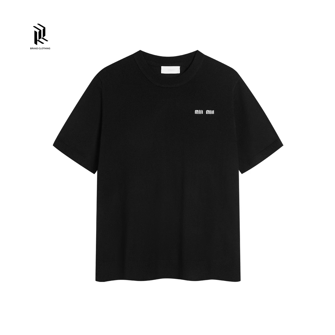 【RHETT KELLEY】夏季新款羊毛混纺极简百搭休闲针织短袖圆领T恤男