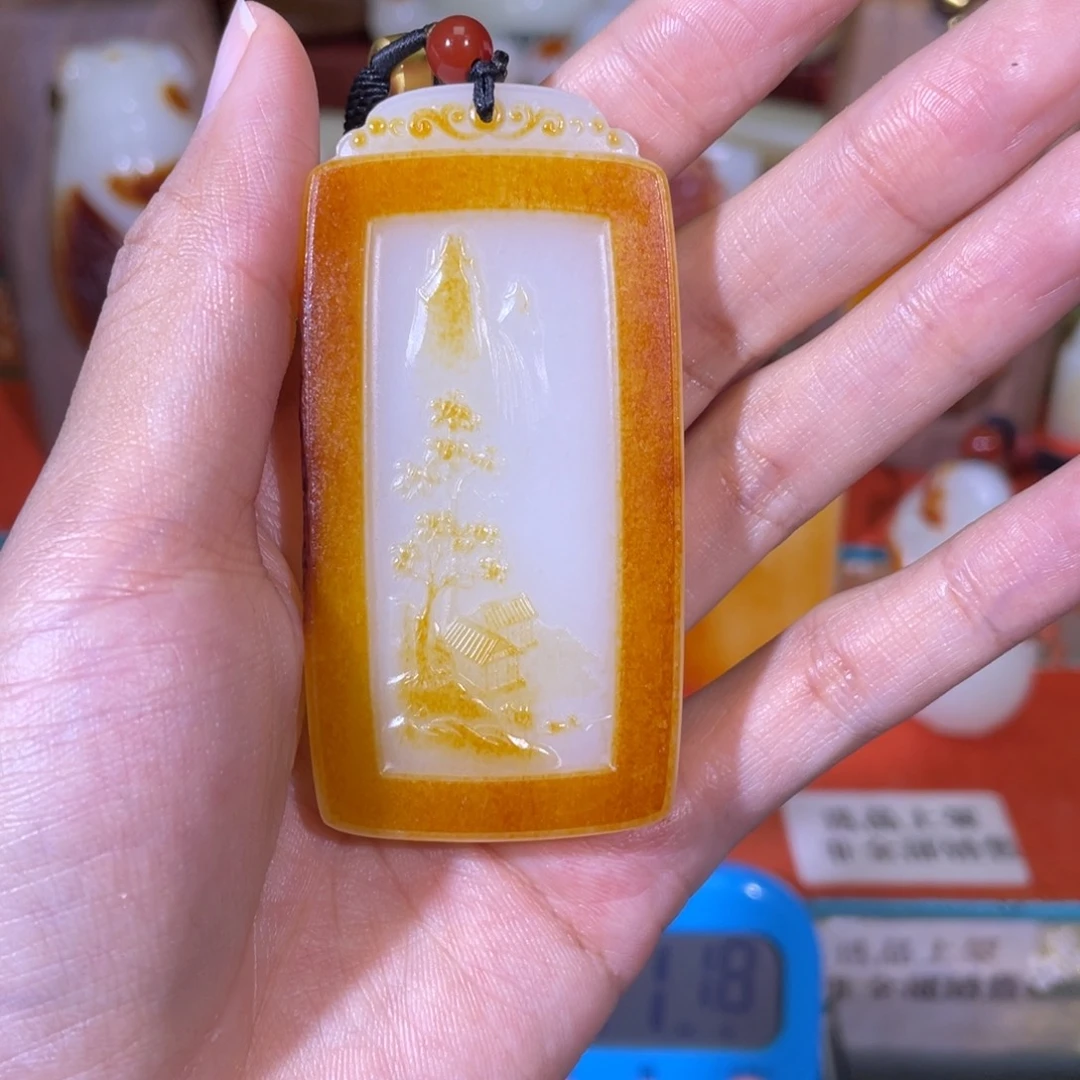 青***司和田玉未镶嵌挂件