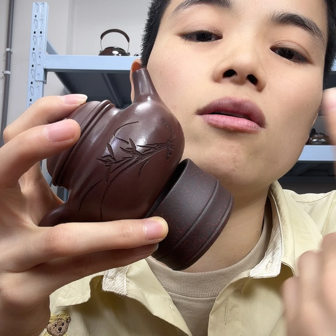 紫砂茶壶民间手艺人全手工制作