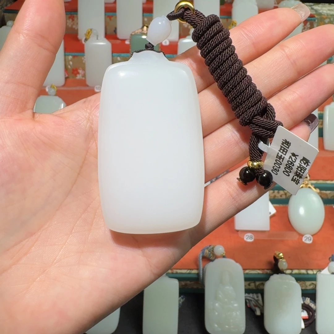 A***t和田玉未镶嵌颈饰0030