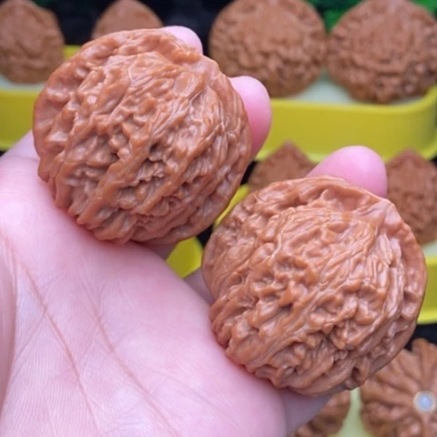 把件文玩核桃山地楼42全品