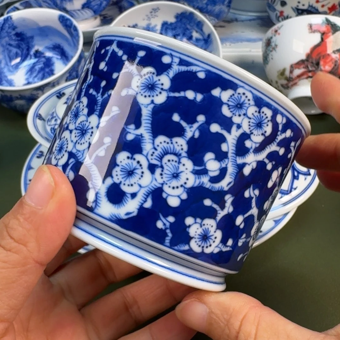陶瓷景德镇纯手绘茶具圆圆258