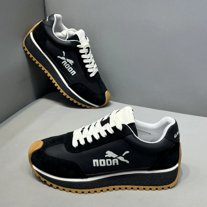 2025秋季新款时尚百搭运动风拼色时尚阿甘鞋男士鞋韩版潮流阿甘鞋