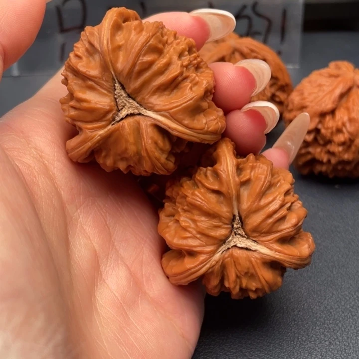 金***王吊坠文玩核桃白狮子