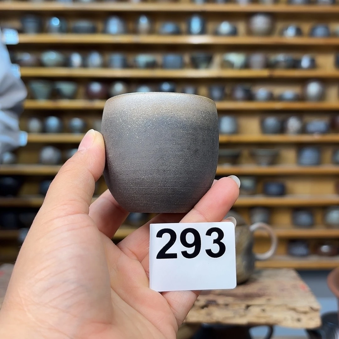 坭兴陶柴烧全手工原矿泥料杯70毫升