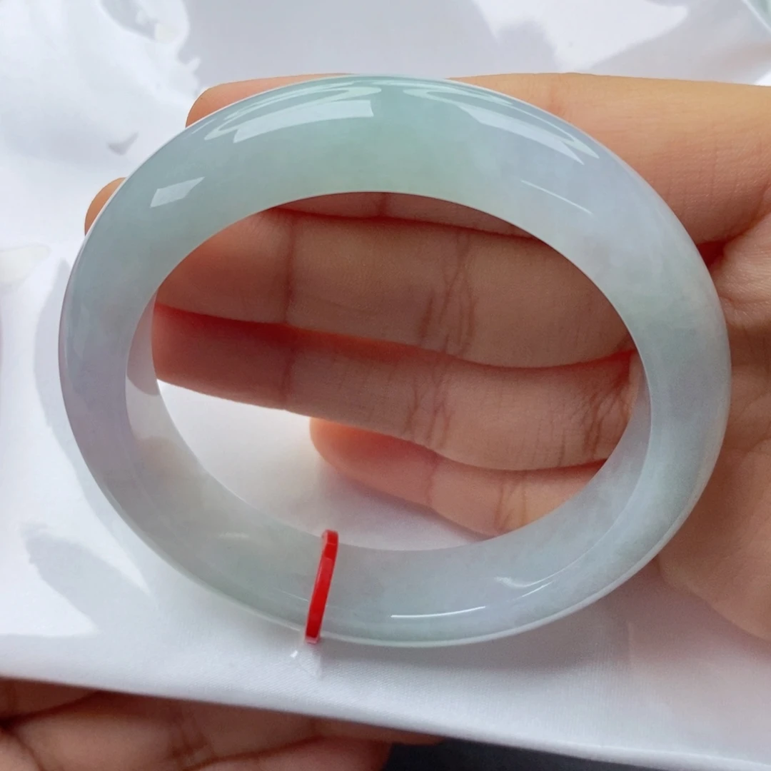 翡翠未镶嵌手镯56正圈