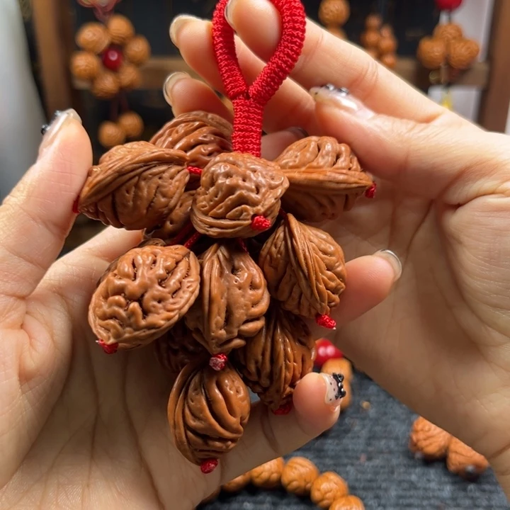 吊坠桃核桃枭挂件L8