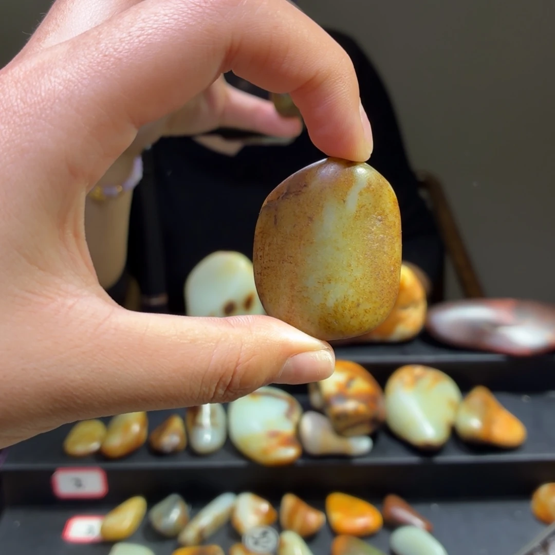 和田玉未镶嵌挂件40