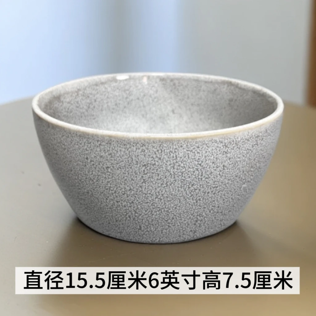 【2个】新款鼓型深碗创意大号大碗6英寸面碗沙拉碗2223 微瑕粥碗