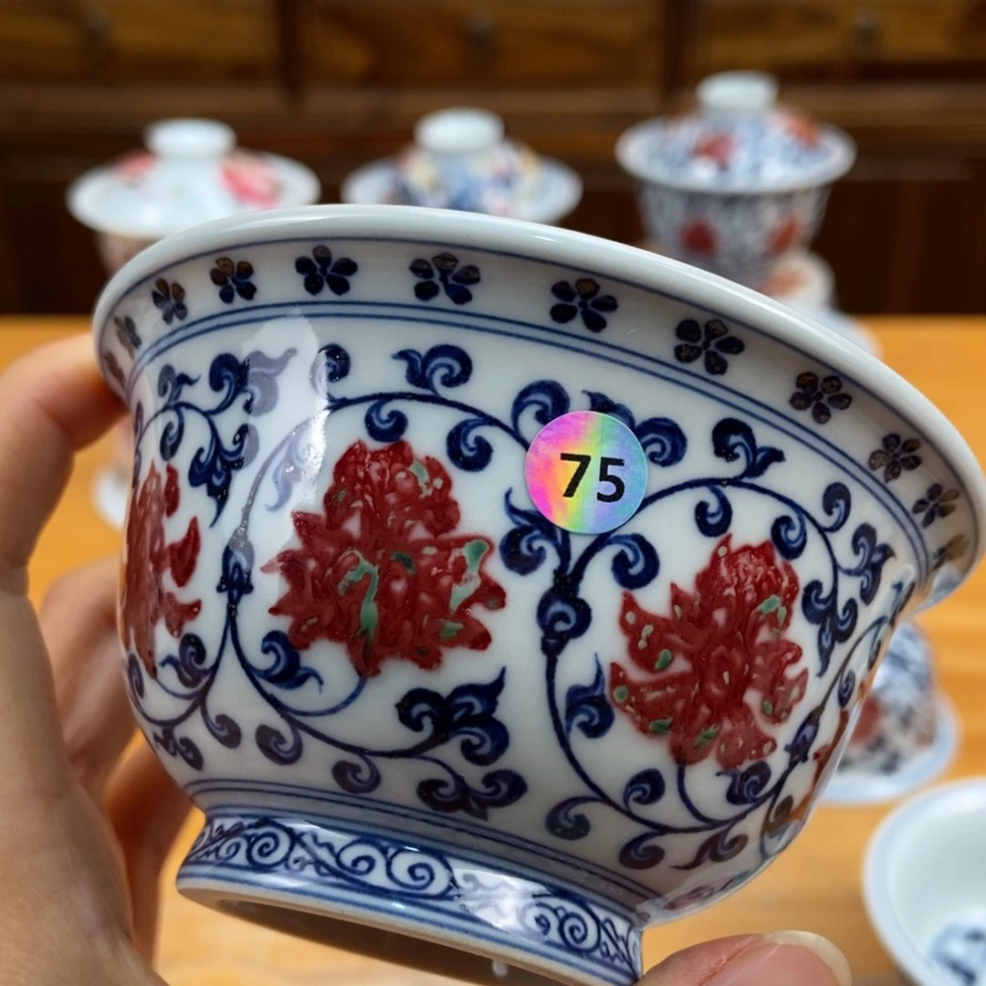 手绘现代茶具非古董