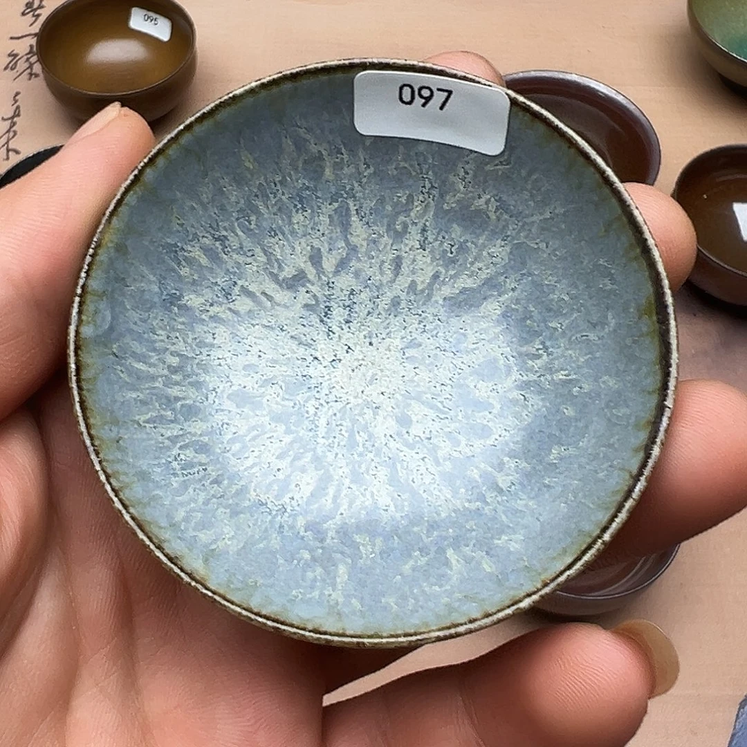 半***叁茶盏青钰建盏主人杯097