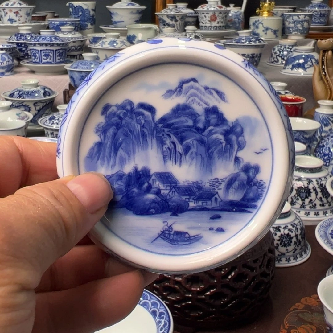 摆件景德镇青花陶瓷