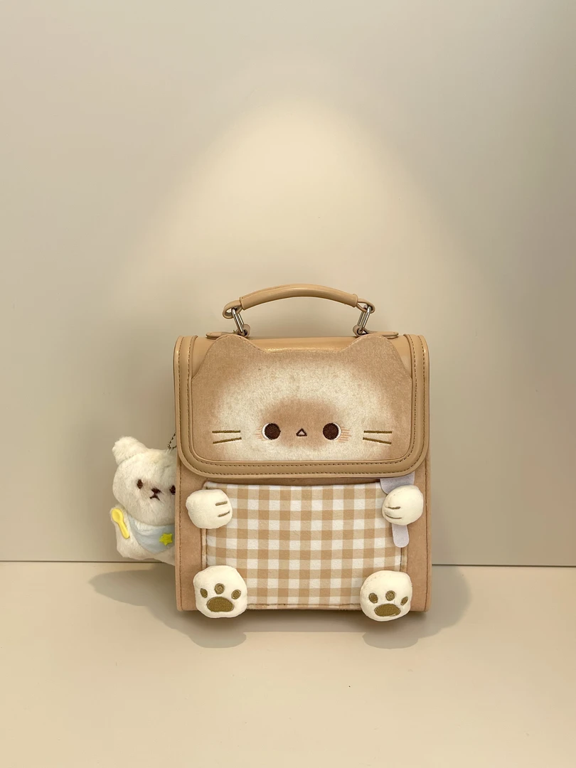 烤面包系列·吐司猫咪双肩包 ins趣味可爱 单/双肩/手提通勤小方包