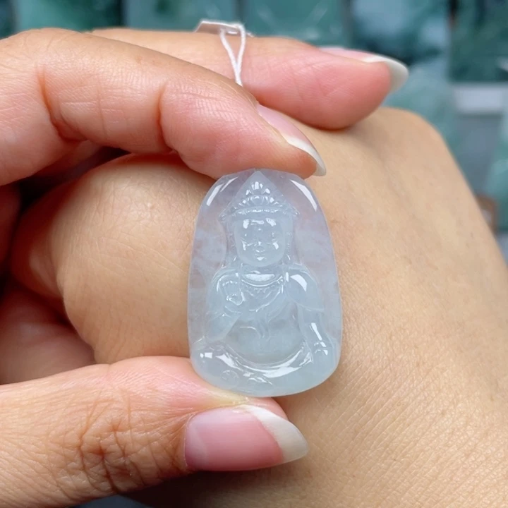 颈饰未镶嵌翡翠宝宝佛
