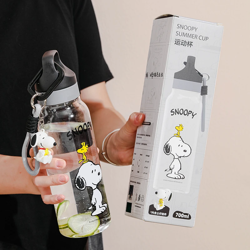 【曙曦】史努比正版联名夏季杯700ML卡通便携运动水杯