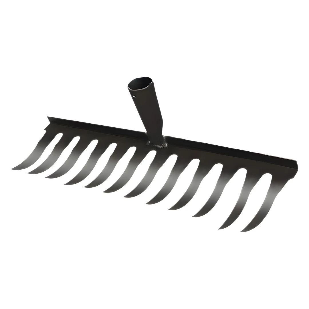 多功能螺旋钉耙锰钢农用尖齿耙子园艺搂草扒地全钢耙农用工具批发