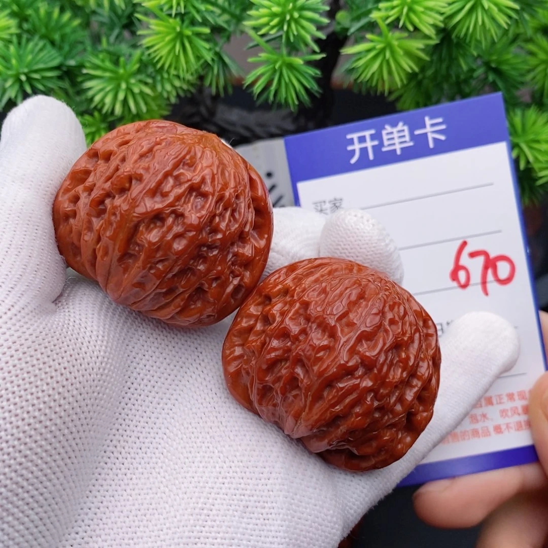 文玩核桃把件43铁锤670