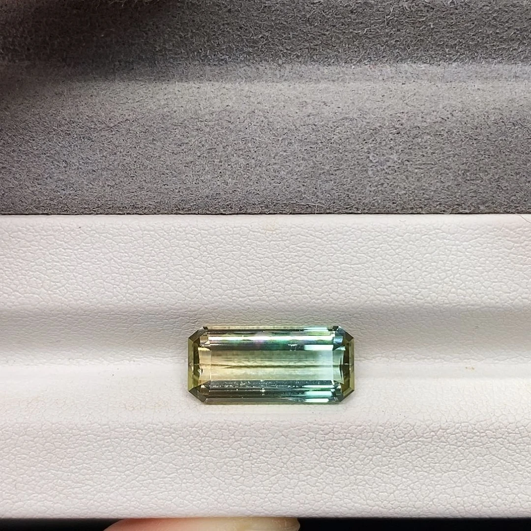 裸石未镶嵌碧玺6.09克拉天然西瓜碧玺