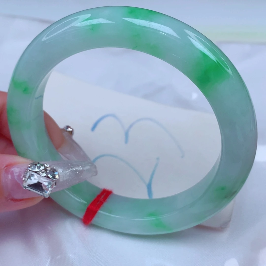 翡翠手镯未镶嵌天然缅甸翡翠A货手镯