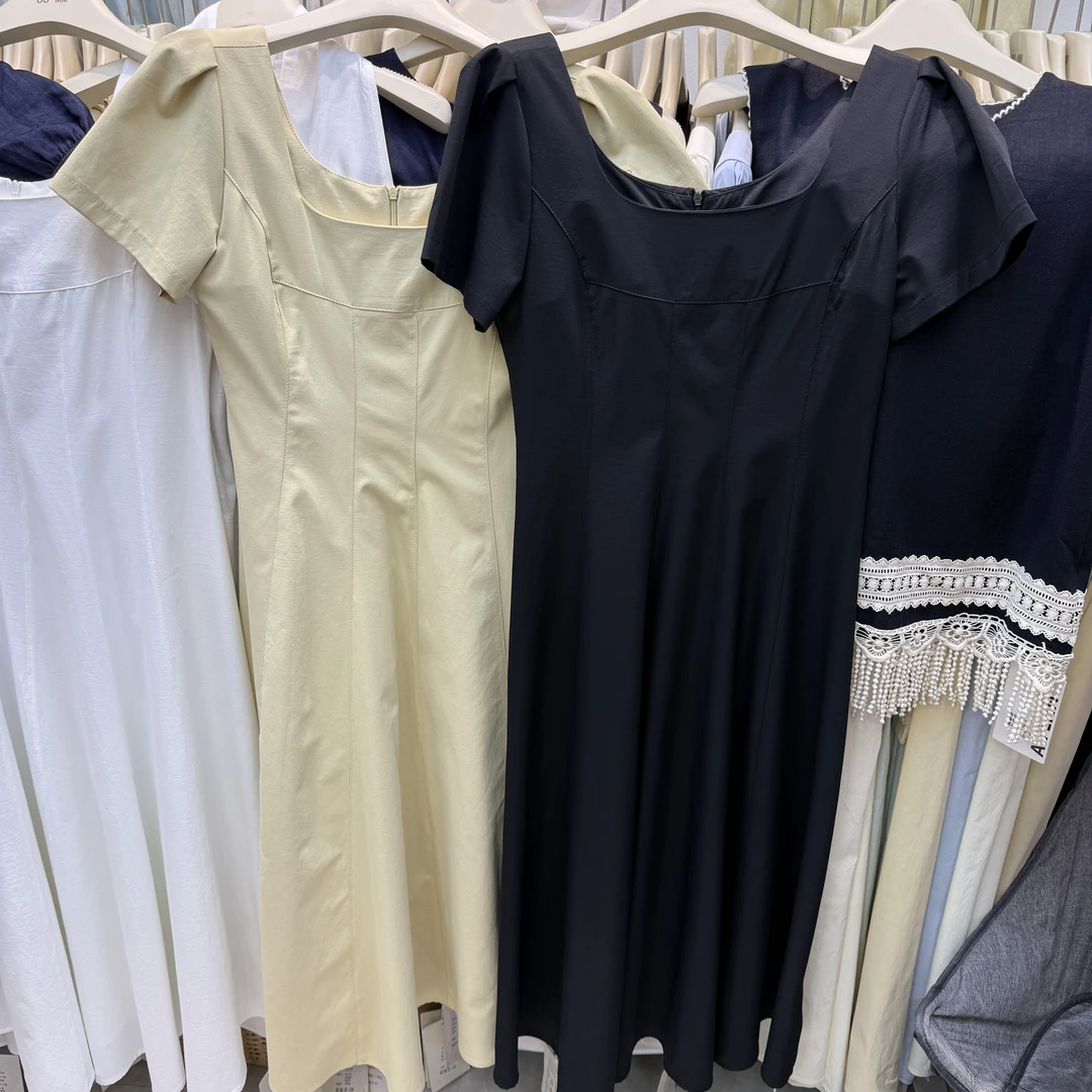 【可可家】抗皱半袖连衣裙2653