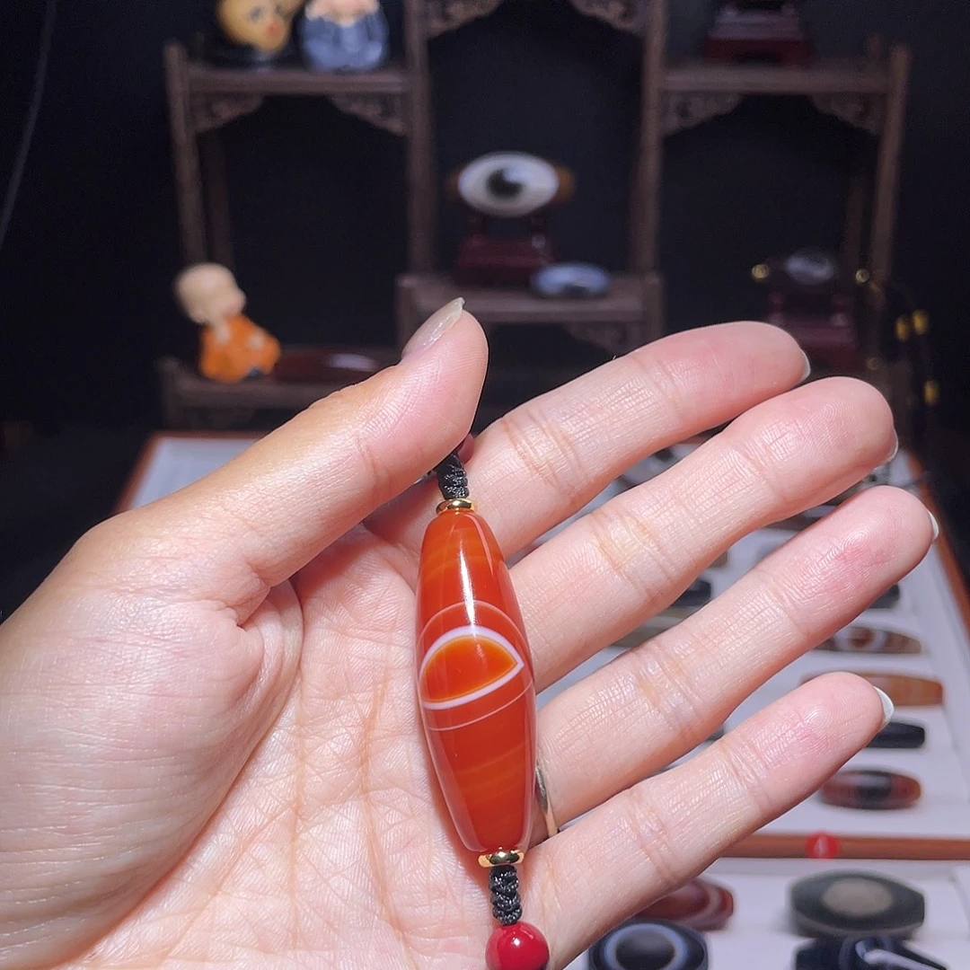 玛瑙/玉髓未镶嵌吊坠(赠链)