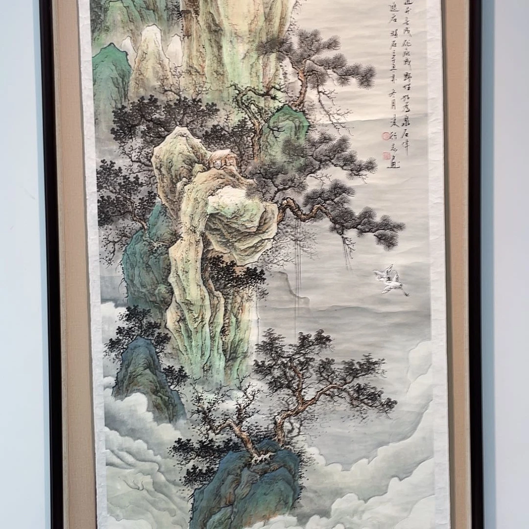 国画凌行志手绘作品