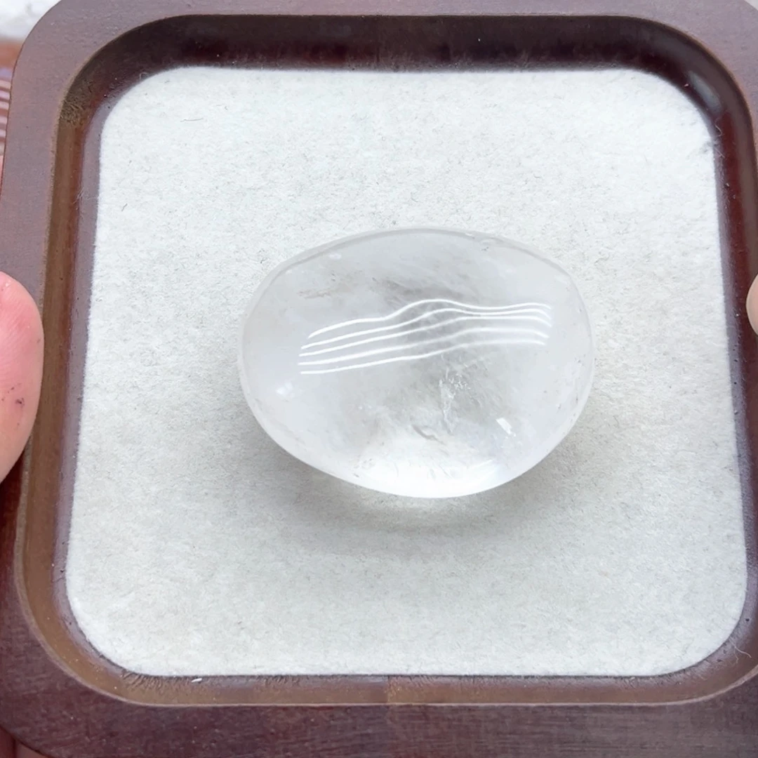 珠宝半成品水晶未镶嵌46 白水晶手握