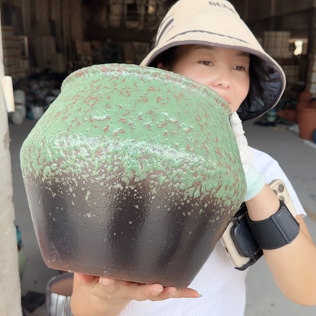 花盆紫砂王嫂花盆1012-1555高23口24