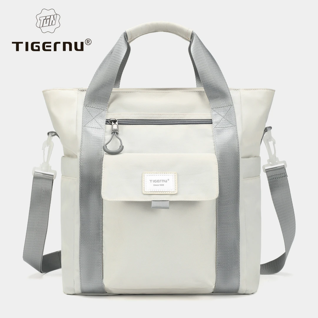 泰格奴时尚双肩包女生大容量韩版学院背包旅行通勤手提单肩电脑包