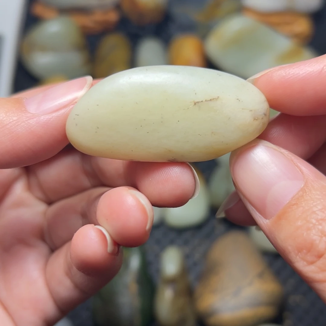 和田玉未镶嵌挂件A17