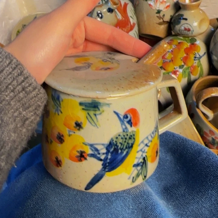 瓷片景德镇陶瓷手工手绘