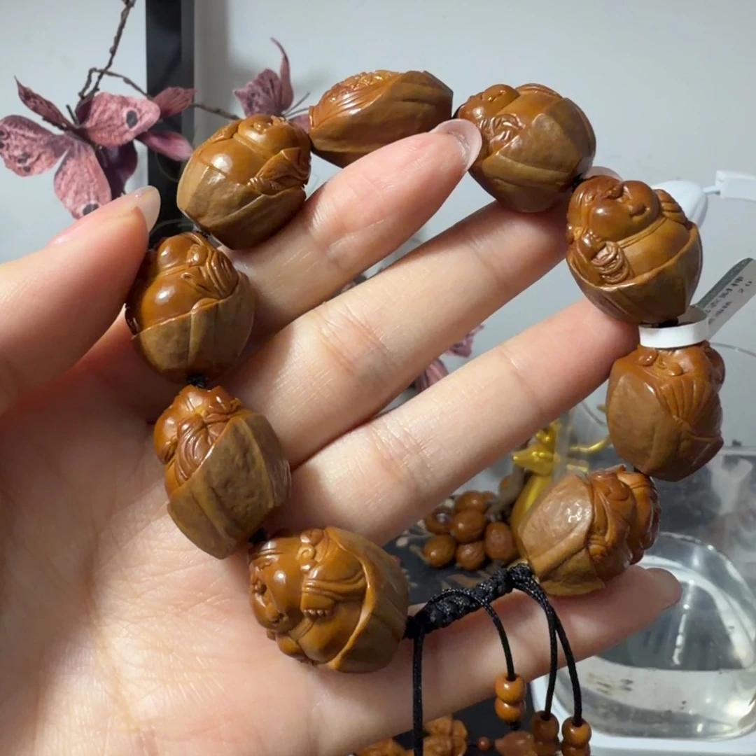 逆***怂手串/手链橄榄核包衣财神