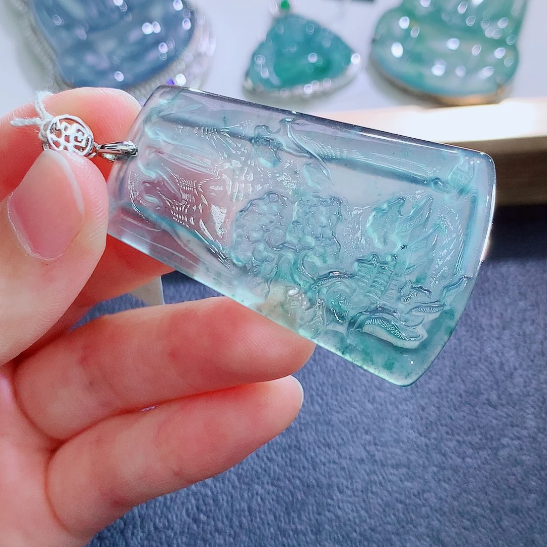 颈饰未镶嵌翡翠翡翠
