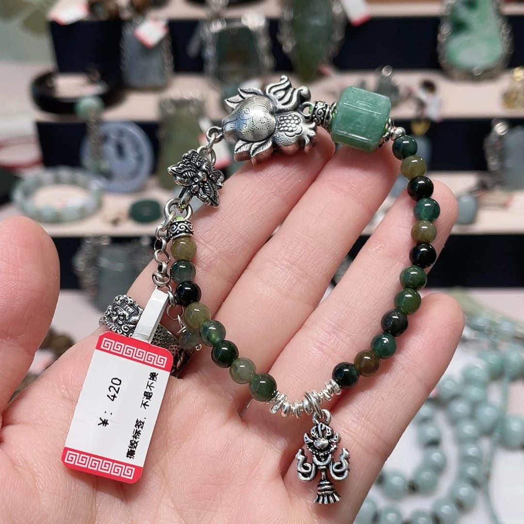 足银复古纯银手链