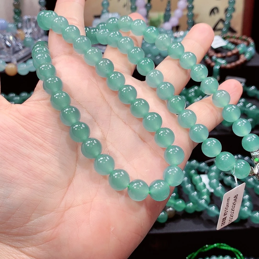 一***悠翡翠未镶嵌手链卡9.3